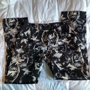 Silk & rare Tripp NYC angel cherub flare pants